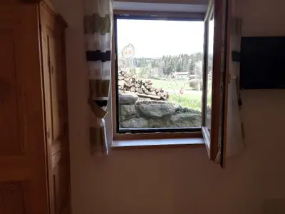 Ausblick vom Schlafzimmer