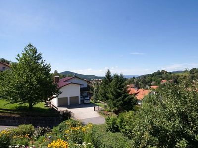 Blick vom Balkon