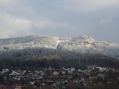 Ausblick vom Balkon