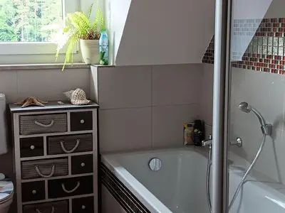 Ferienwohnung EIblmaier- Badezimmer