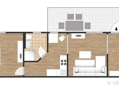Ferienwohnung für 4 Personen (47 m²) in Bodstedt 10/10