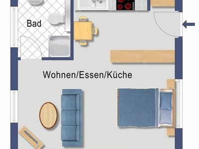 Ferienwohnung für 4 Personen (35 m²) in Boiensdorf 2/10