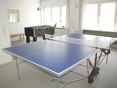 Spielzimmer Kicker Tischtennis