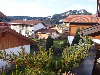 Aussicht vom Südbalkon Bolsterlanger Berge