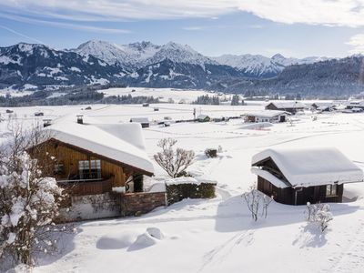 Blick in die Allgäuer Alpen