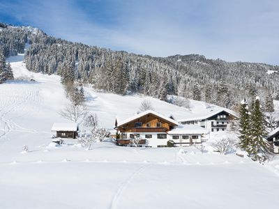 Winter im Gästehaus Renn in Bolsterlang im Allgäu