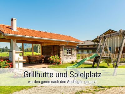 Biohof Burger Grillhuette und Spielplatz