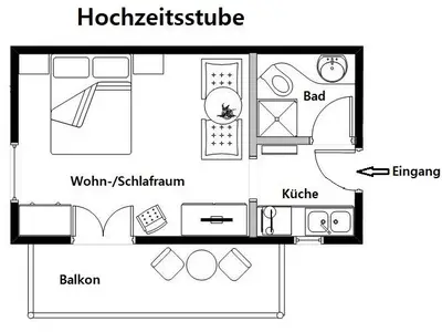 Ferienwohnung für 2 Personen (25 m²) in Bolsterlang 5/10