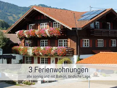 Biohof Burger 3 Ferienwohnungen auf Hofstelle