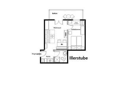 Ferienwohnung für 5 Personen (35 m²) in Bolsterlang 5/10