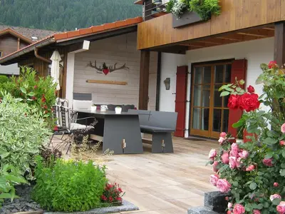 Terrasse Fewo Gartenreich