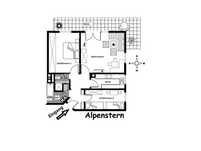 Ferienwohnung für 6 Personen (75 m²) in Bolsterlang 10/10