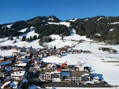 Haus mit Aussicht auf Bolsterlanger Horn