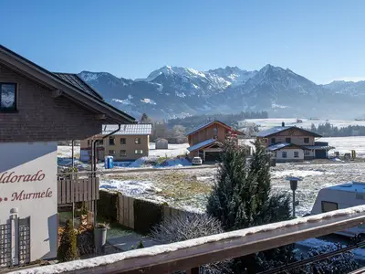 Bergpanorama im Winter