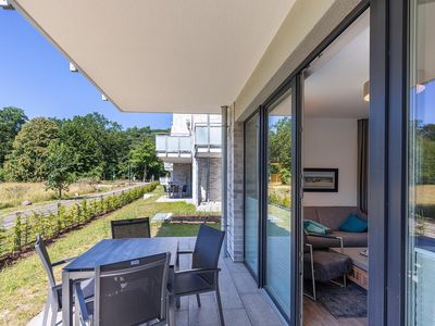 Terrasse mit Zugang zum Wohn-/Essbereich