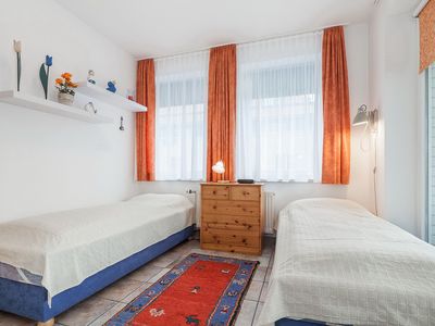 zweites Schlafzimmer mit Einzelbetten