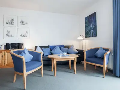 Wohnzimmer mit Schlafcouch
