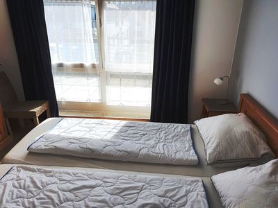 Schlafzimmer mit Doppelbett