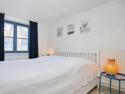 Doppelbett im Schlafzimmer