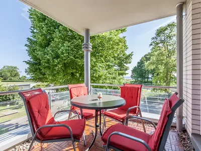Ausblick vom Balkon