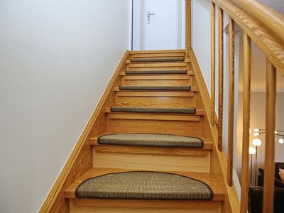 Treppe zum Dachgeschoss