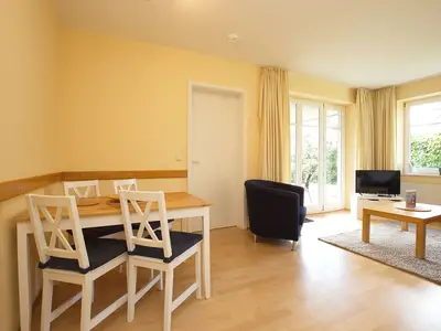 Essbereich im Wohnzimmer