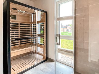 Infrarotsauna im Badezimmer