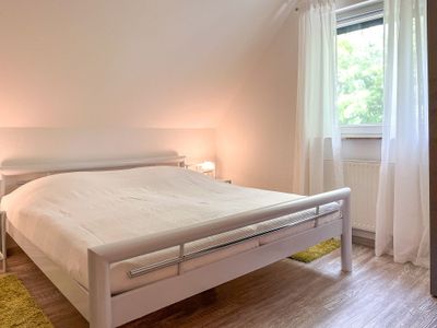 zweites Schlafzimmer mit Doppelbett