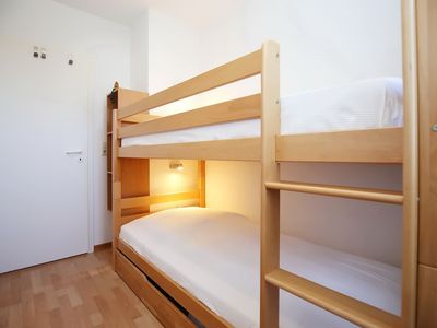 Etagenbett im zweiten Schlafzimmer