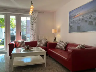 Wohnzimmer mit Sitzecke