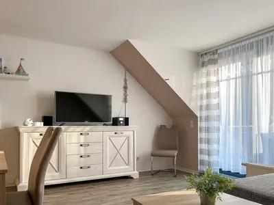 Wohnzimmer mit TV