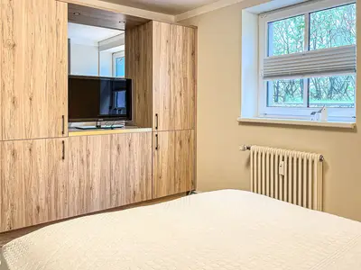 Schlafbereich mit TV