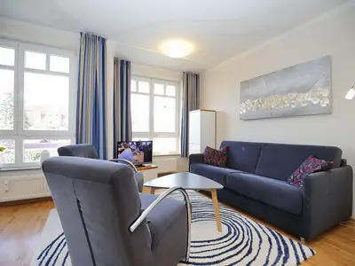 Wohnzimmer mit Schlafcouch