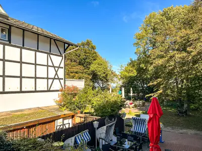 Blick vom Balkon