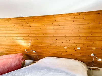 Schlafbereich im Wohnzimmer
