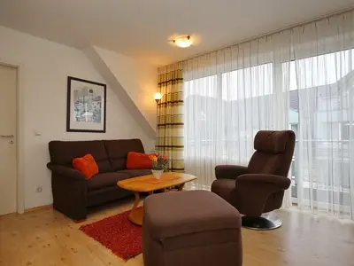 Wohnzimmer mit Sitzecke