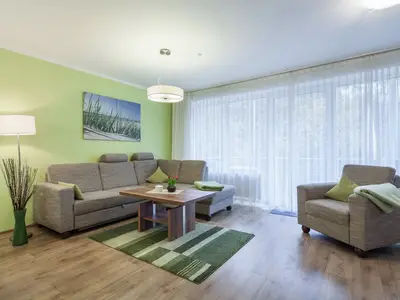 Wohnzimmer mit Schlafcouch