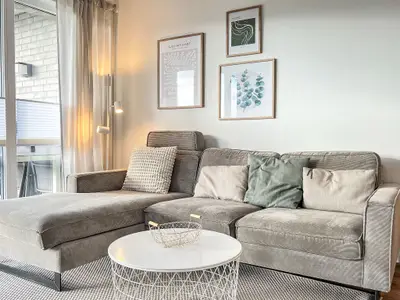 Wohnzimmer mit Sofa