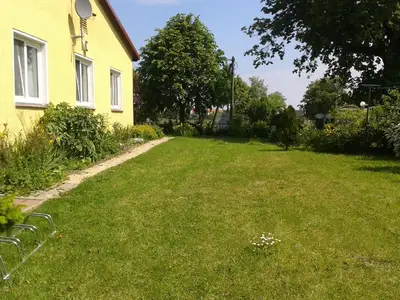 Blick auf die Grünanlage