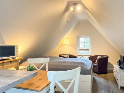 Essbereich im Wohnzimmer