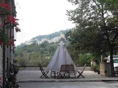 Außenbereich vor der Wohnung mit Seeblick