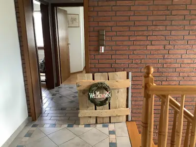Treppenaufgang mit Treppenschutz