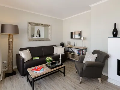 Wohnzimmer mit Schlafcouch