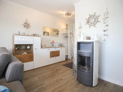 Wohnzimmer mit Bio-Ehtanolkamin