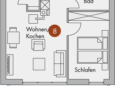 Ferienwohnung für 3 Personen (50 m²) in Börgerende-Rethwisch 9/10