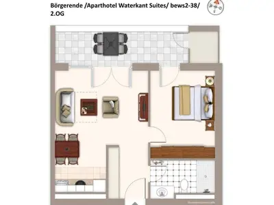Ferienwohnung für 4 Personen (49 m²) in Börgerende-Rethwisch 7/10