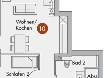 Ferienwohnung für 5 Personen (71 m²) in Börgerende-Rethwisch 9/10