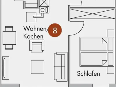 Ferienwohnung für 3 Personen (50 m²) in Börgerende-Rethwisch 9/10