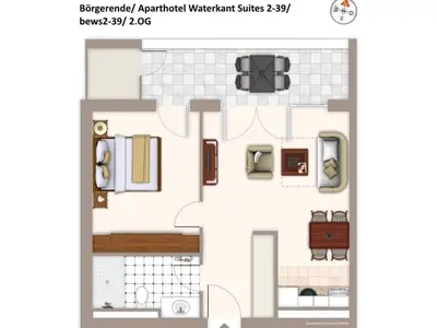 Ferienwohnung für 4 Personen (49 m²) in Börgerende-Rethwisch 10/10