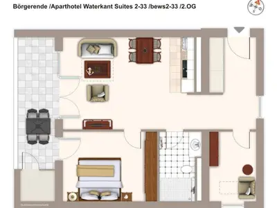 Ferienwohnung für 6 Personen (61 m²) in Börgerende-Rethwisch 6/10